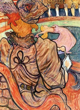 アンリ・ド・トゥールーズ・ロートレック Painting - ヌーボーシルクにて ダンサーと5枚のぬいぐるみシャツ 1891年 トゥールーズ ロートレック アンリ・ド